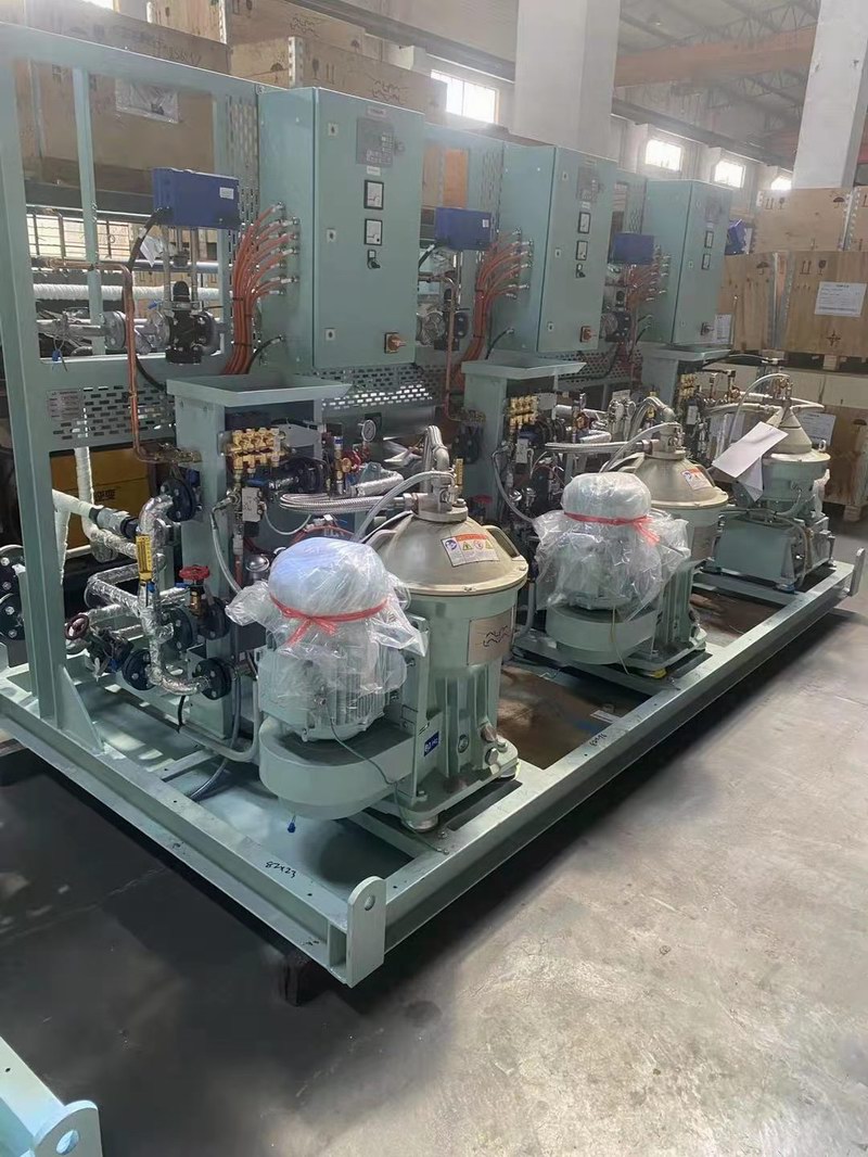 Marine mineral oil separator
